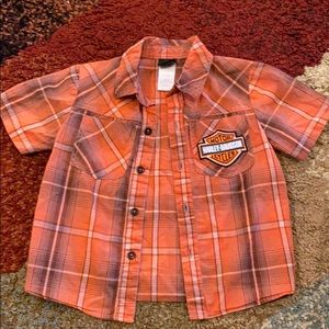 Harley Davidson Kids 3T button up